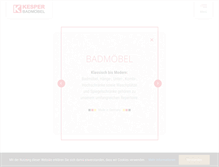 Tablet Screenshot of kesper-badmoebel.de